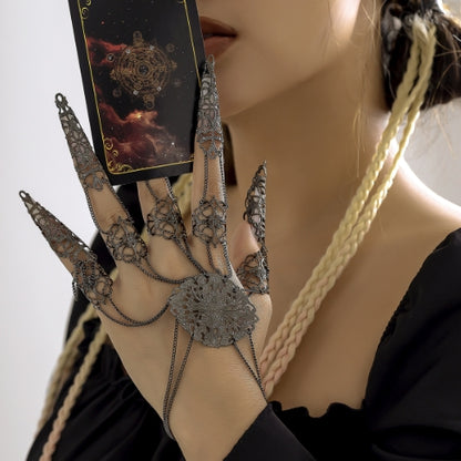 Punk/Goth Finger Tassel Bracelet